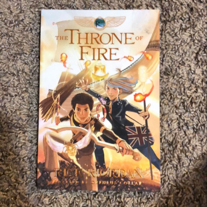 Kane Chronicles, the, Book Two the Throne of Fire: the Graphic Novel (the Kane Chronicles, Book Two)