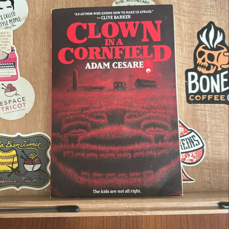 Clown in a Cornfield
