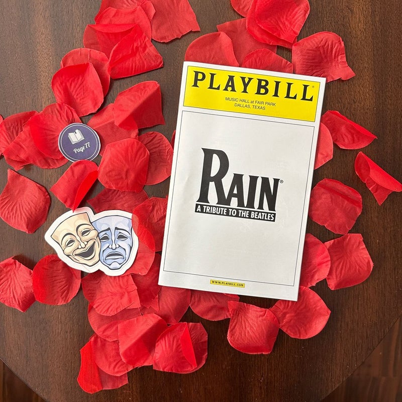 Playbill: Rain A Tribute to the Beatles
