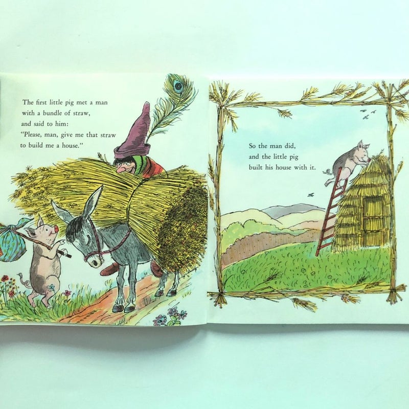 2 Books - OVER IN THE MEADOW and THE THREE LITTLE PIGS