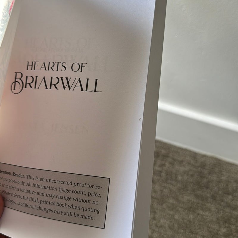 Hearts of Briarwall ARC