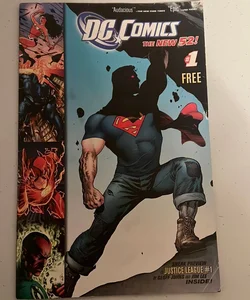DC Comics New 52 #1 Sneak Preview Justice League Jim Lee Comic Book