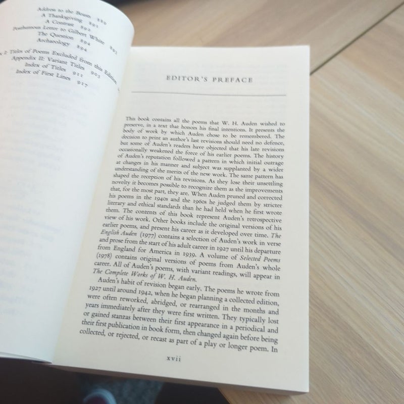 Collected Poems of W. H. Auden