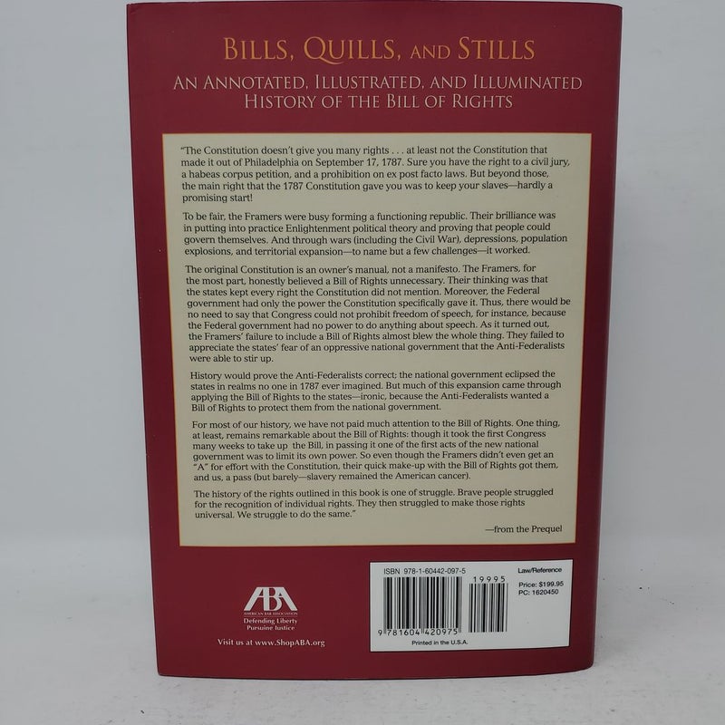 Bills, Quills, and Stills