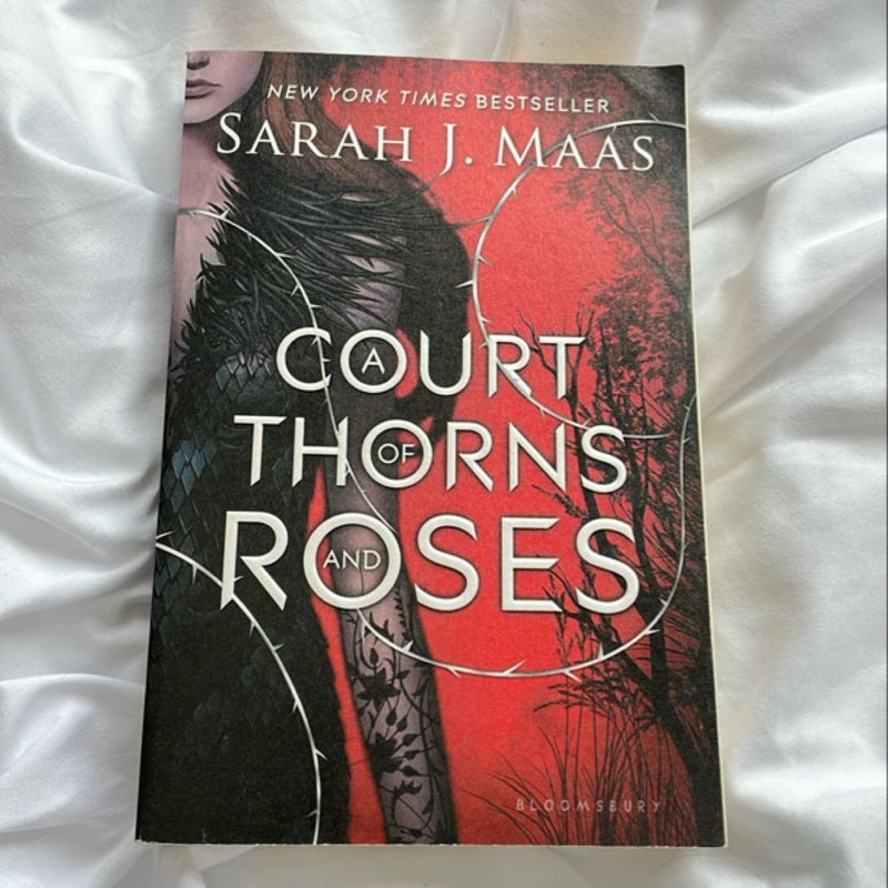 A Court of Thorns and Roses original paperback cover OOP