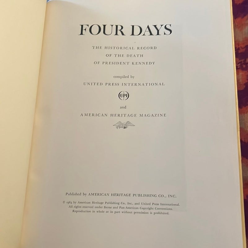 1964 Four Days- The complete historical record of the death of President Kennedy 