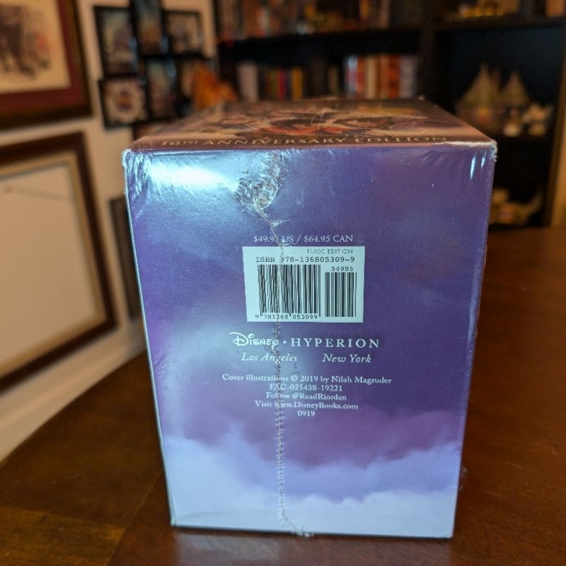 The Heroes of Olympus Paperback Boxed Set (10th Anniversary Edition)