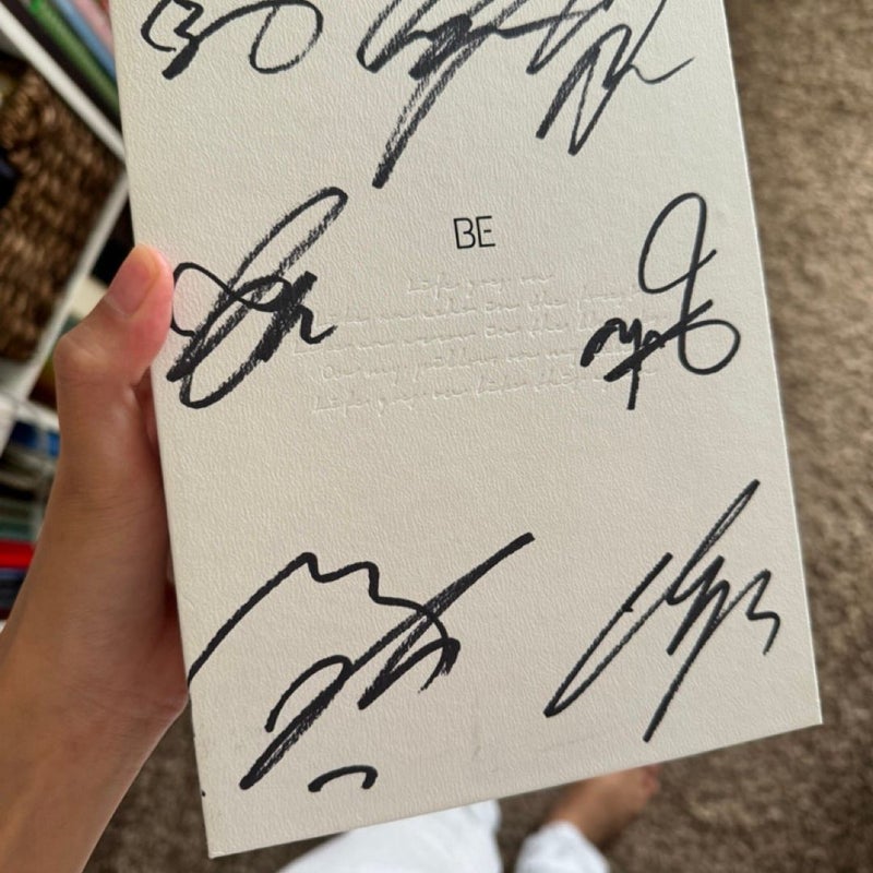 Bts Be Autographed Album 