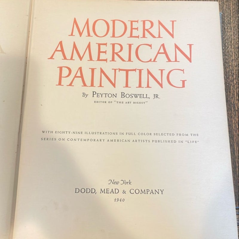 Modern American Painting