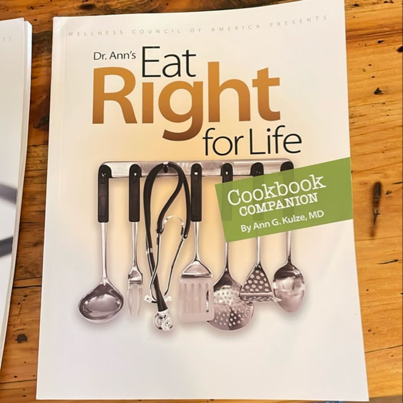 Eat Right for Life (+cookbook companion) 