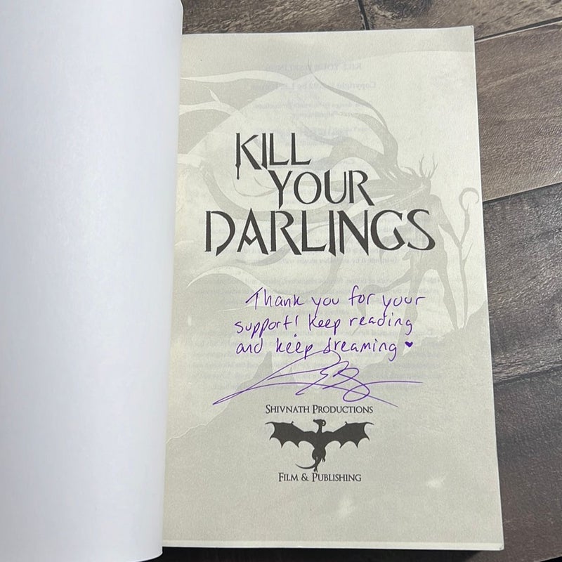 Kill Your Darlings (first edition) (signed) 