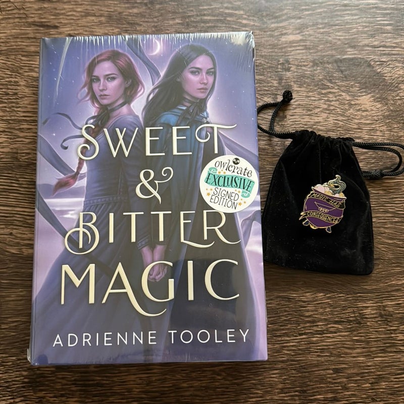 Owlcrate Special Edition of Sweet & Bitter Magic with Pin
