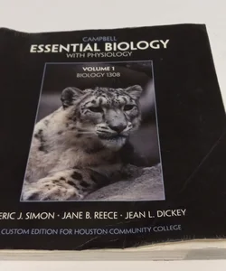 Essential  Biology with Physiology volume 1 Biology 1308