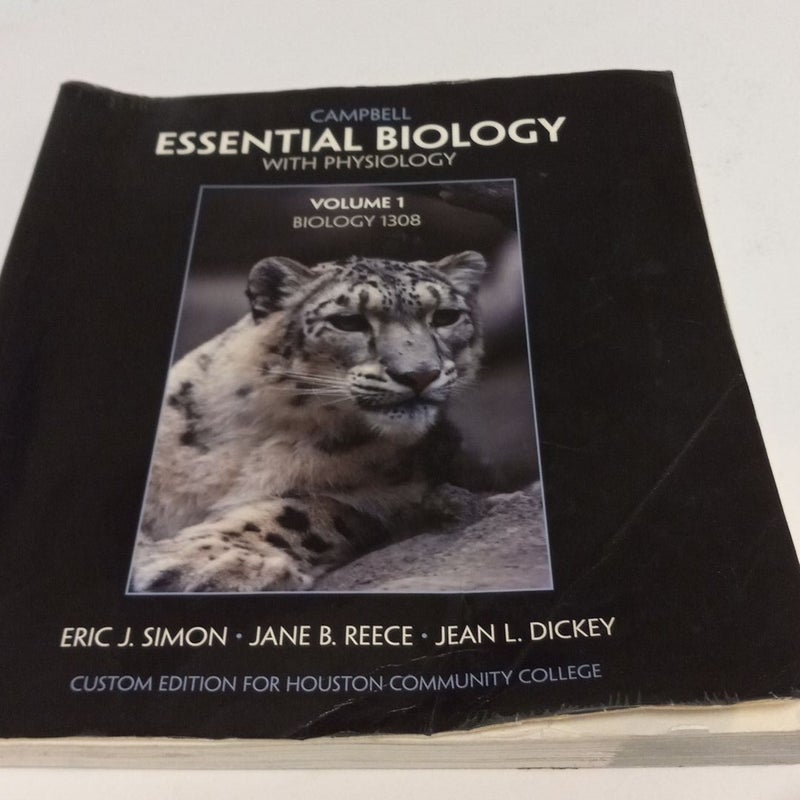 Essential  Biology with Physiology volume 1 Biology 1308