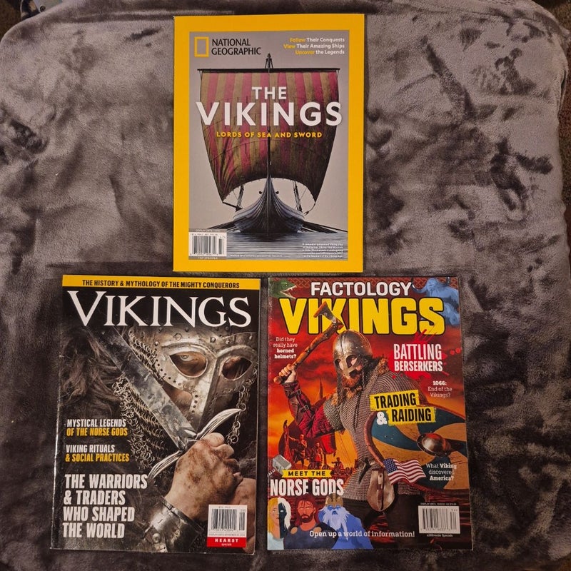 3 Viking Magazines