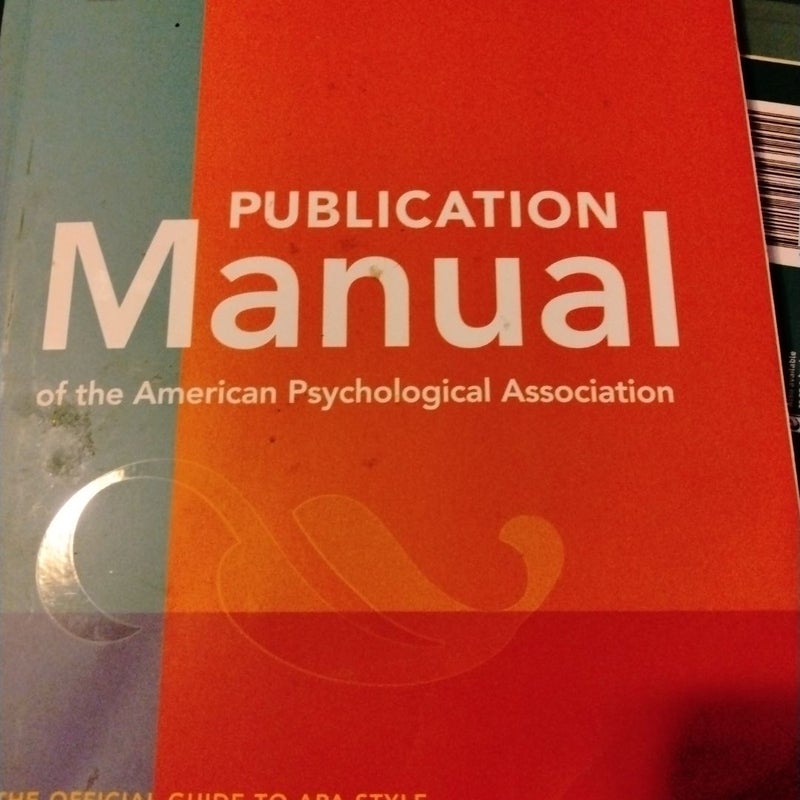 Publication Manual of the American Psychological Association