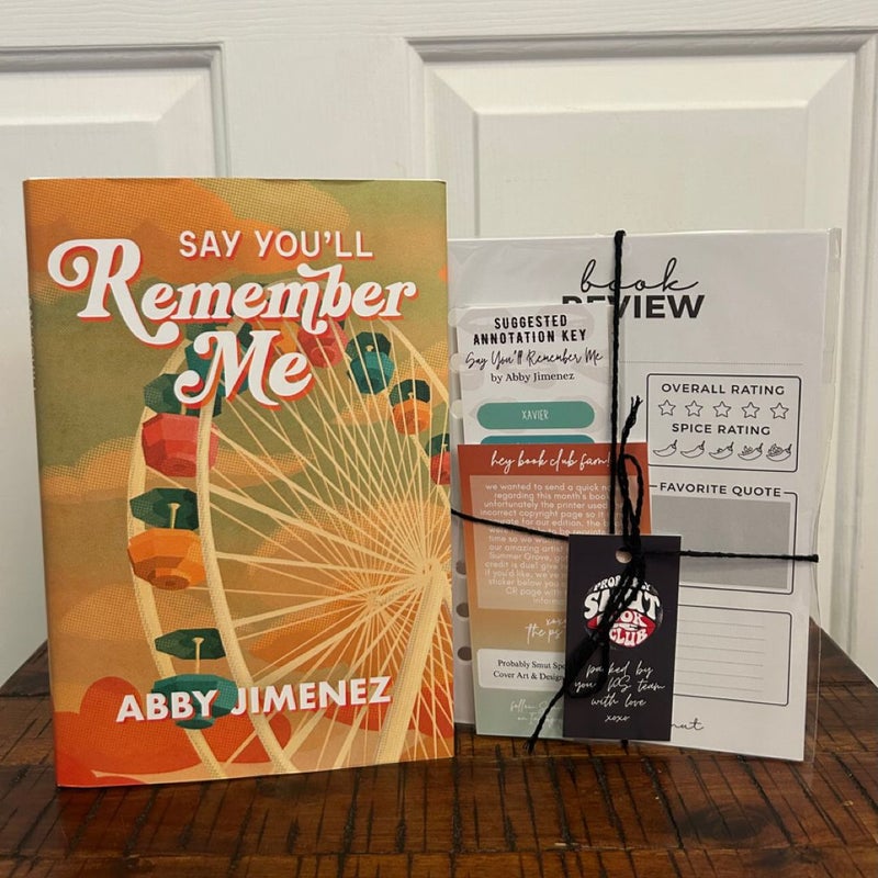 say you’ll remember me probably smut