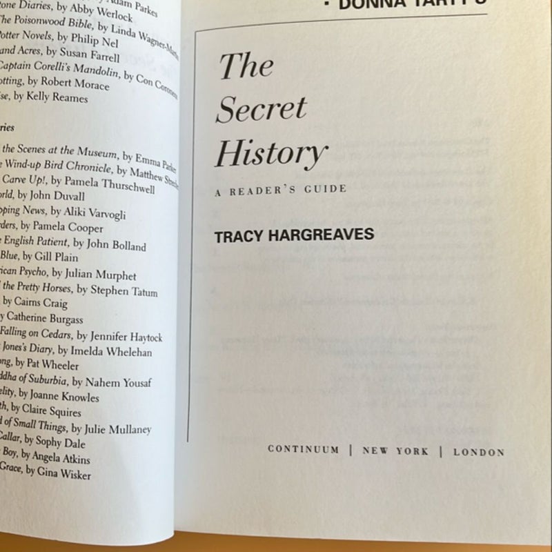 Donna Tartt's the Secret History