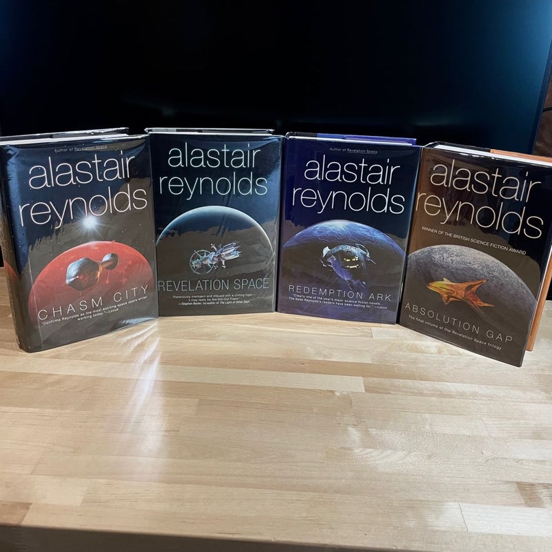 Revelation Space Trilogy & Chasm City by Alastair Reynolds (1st Edition,  Hardcover ) by Alastair Reynolds, Hardcover