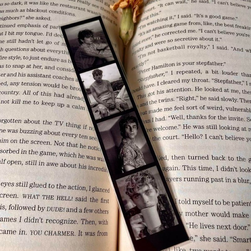 Bones and All ‘Lee’ mini photobooth strip bookmark 