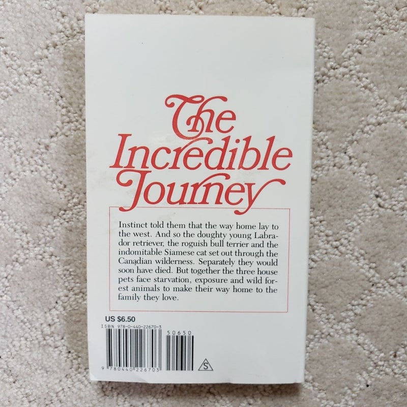 The Incredible Journey (Laurel Leaf, 1996)