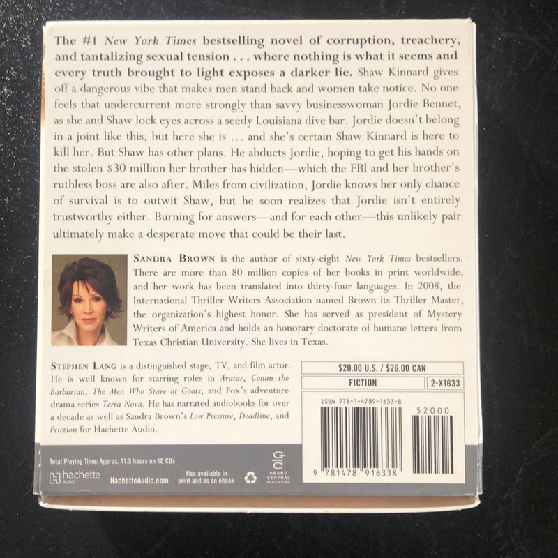 Sting —Audio book on CDs