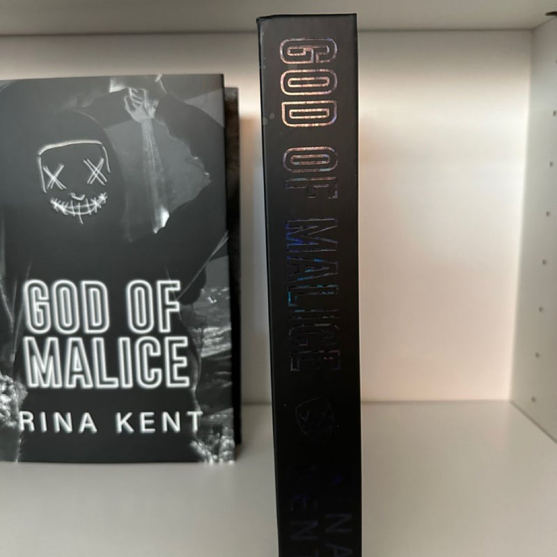 God of Malice Baddies Blackout edition signed 