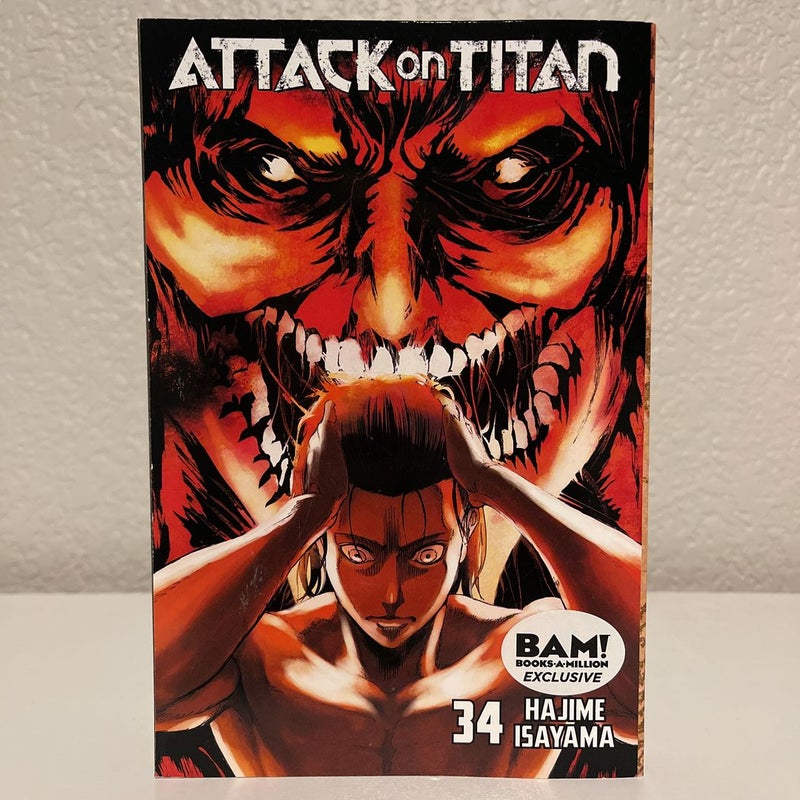 Attack on Titan : 34 - Books-A-Million Exclusive by Hajime Isayama