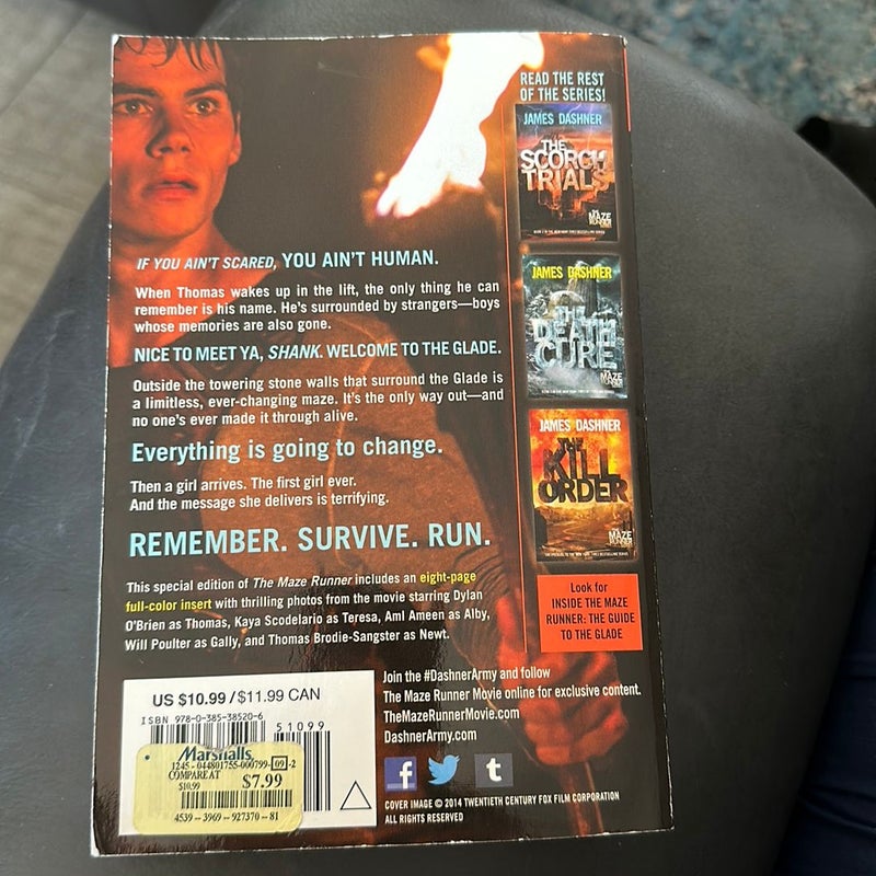 The Maze Runner Movie Tie-In Edition (Maze Runner, Book One)