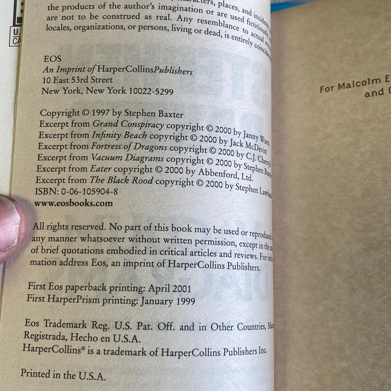 Vacuum Diagrams by Stephen Baxter, Paperback Pangobooks