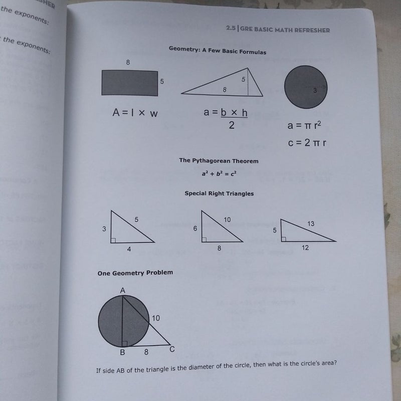 GRE Course Handout 