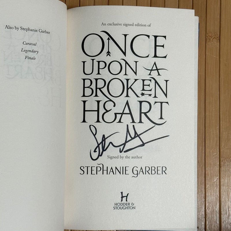 Once Upon a Broken Heart FOX Hidden Cover - SIGNED