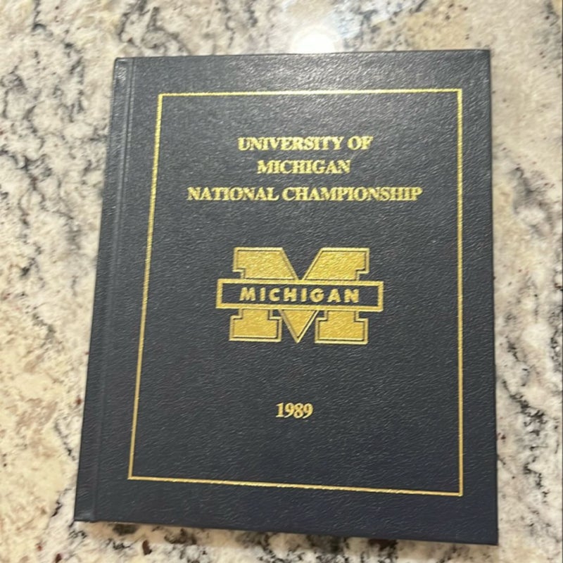 University of Michigan National Championship, 1989