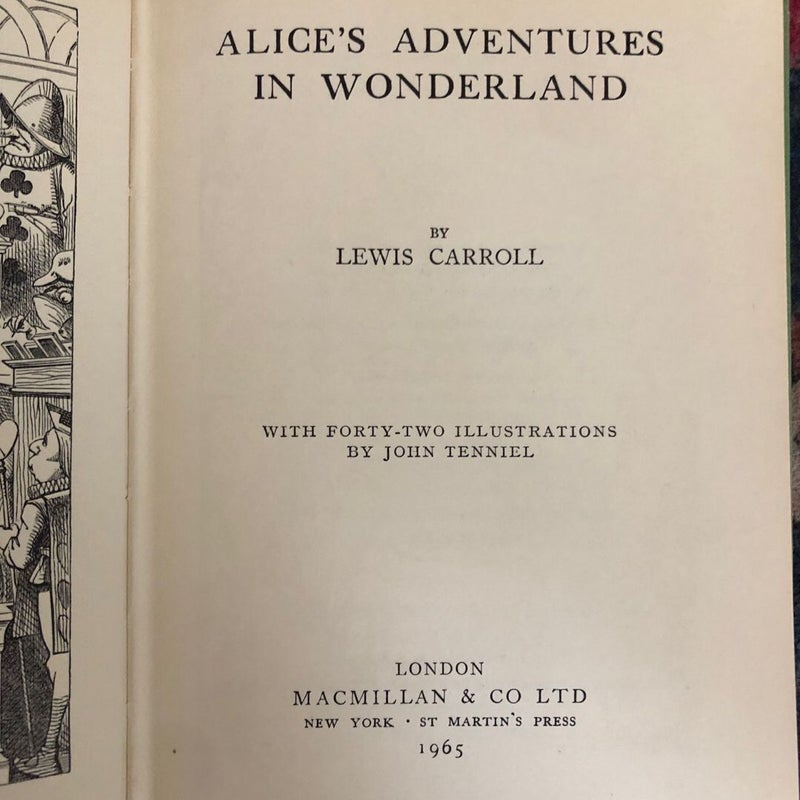 Alice’s Adventures in Wonderland, 1965