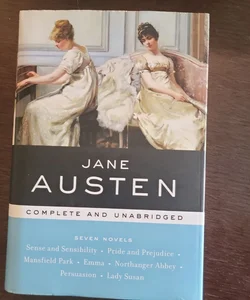 Seven Novels- Sense and Sensibility, Pride and Prejudice, Mansfield Park, Emma, Northinger Abbey, Persuassion, Lady Susan