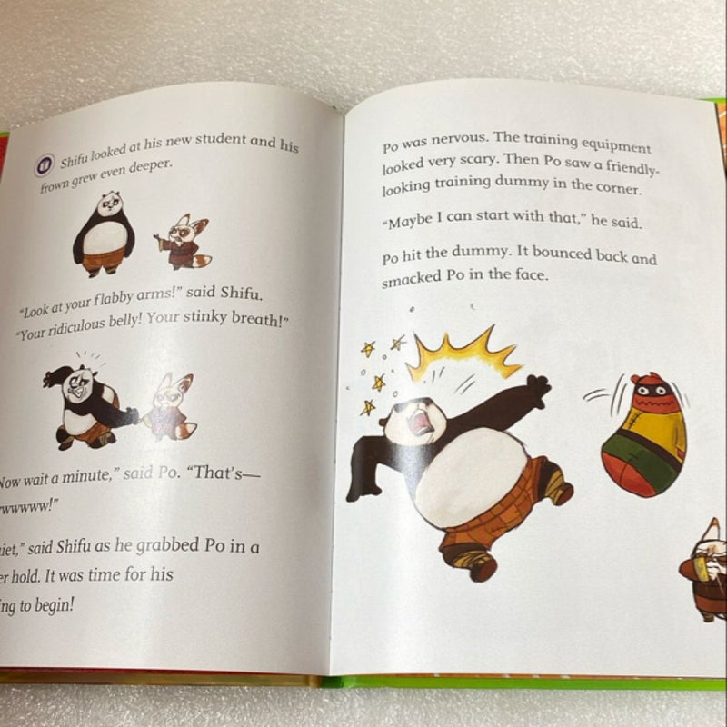 Leap Frog Tag Activity Book Kung Fu Panda "Po's Tasty Training"