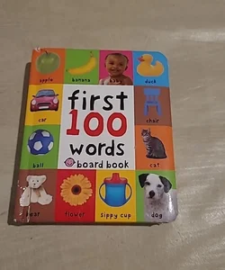 First 100 Words Padded board book(small)