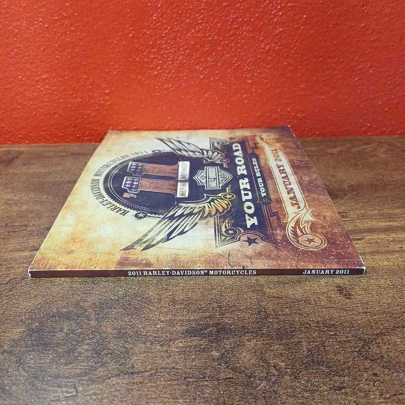 2011 Harley Davidson Motorcycle Brochure 31 Page Book Your Road Your Rules