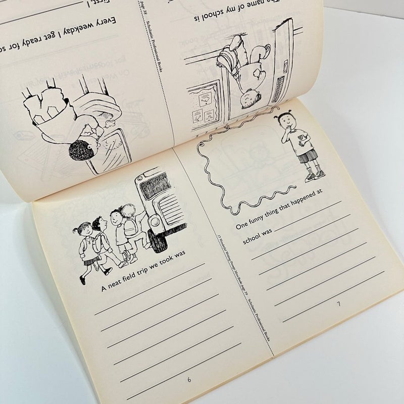 15 Wonderful Writing Prompt Mini-Books, Grades 1-3, Teacher Resource