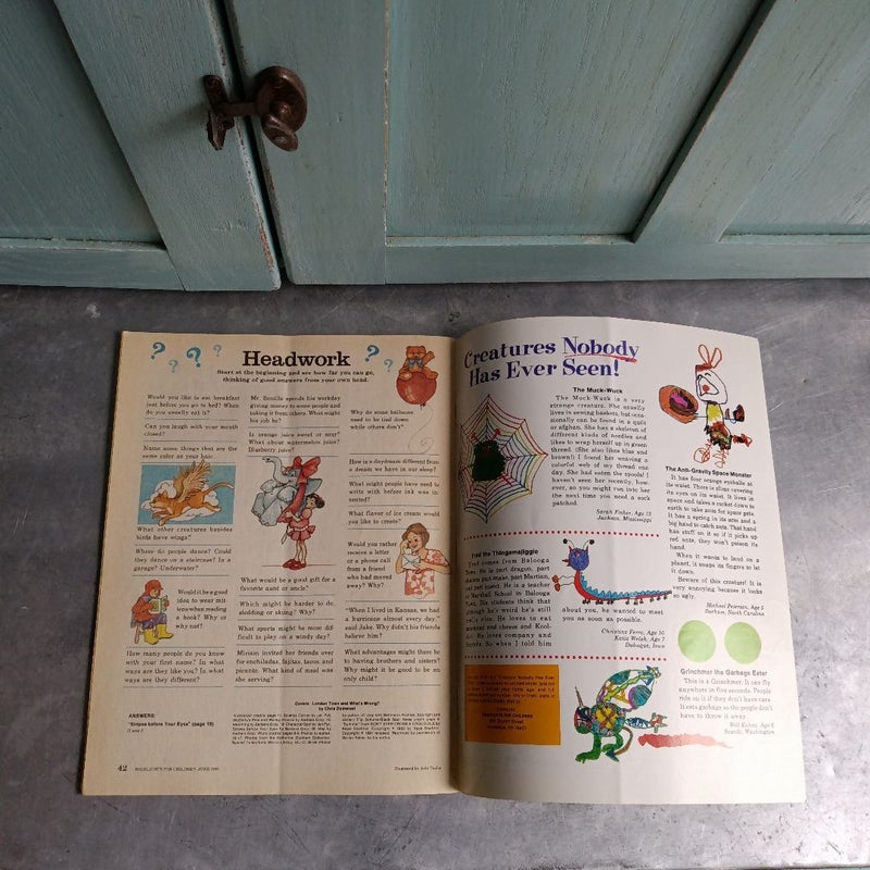 Highlights For Children - June 1992