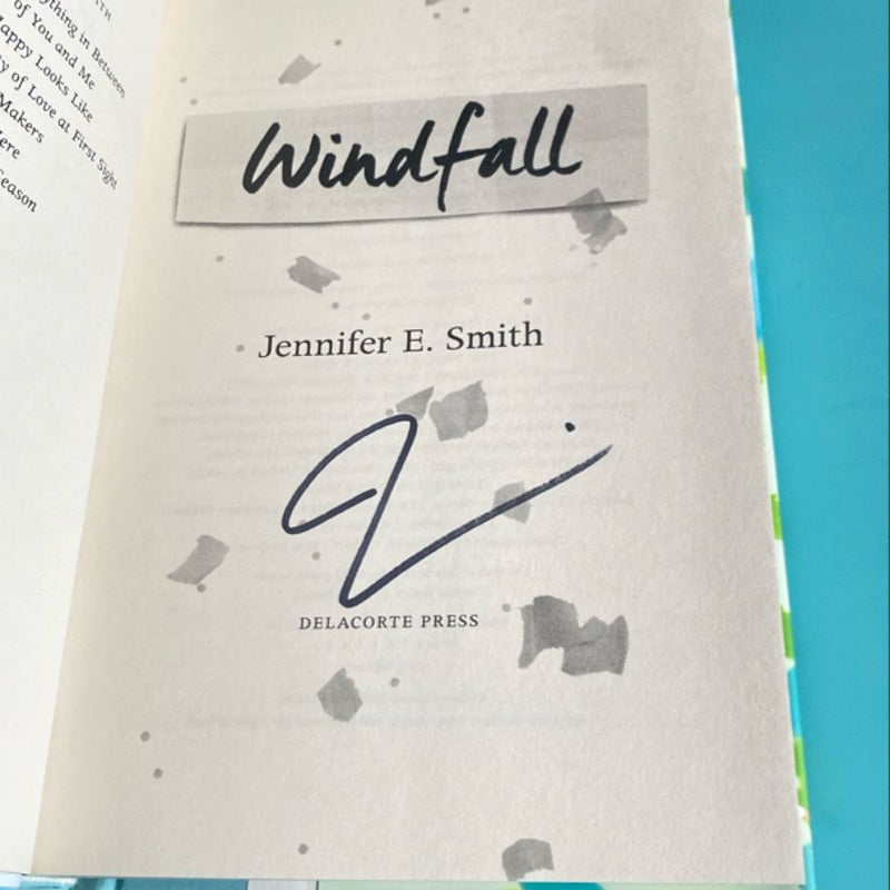 Windfall signed