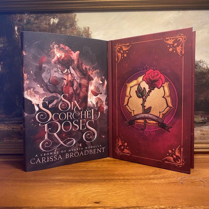 Six Scorched Roses by Carissa Broadbent, Hardcover Pangobooks