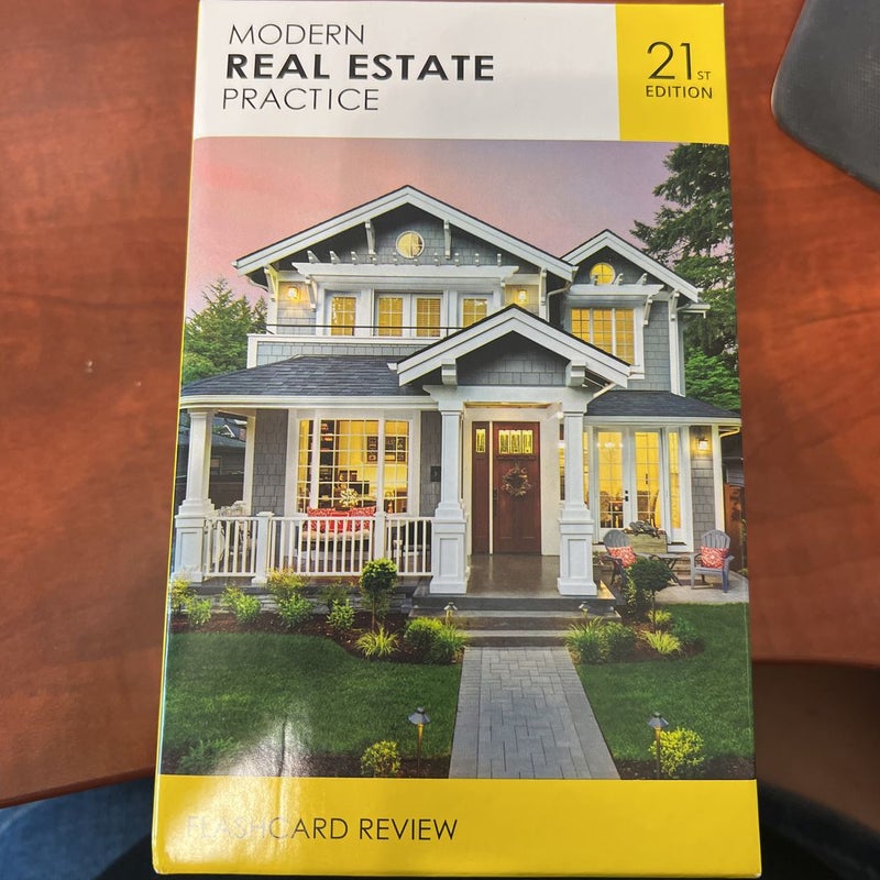 Modern Real Estate Practice Flashcard Review 21st Edition