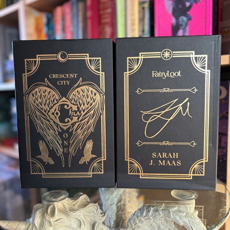 Fairyloot Exclusive Edition Crescent City Set House of Earth and Blood House of Sky and Breath