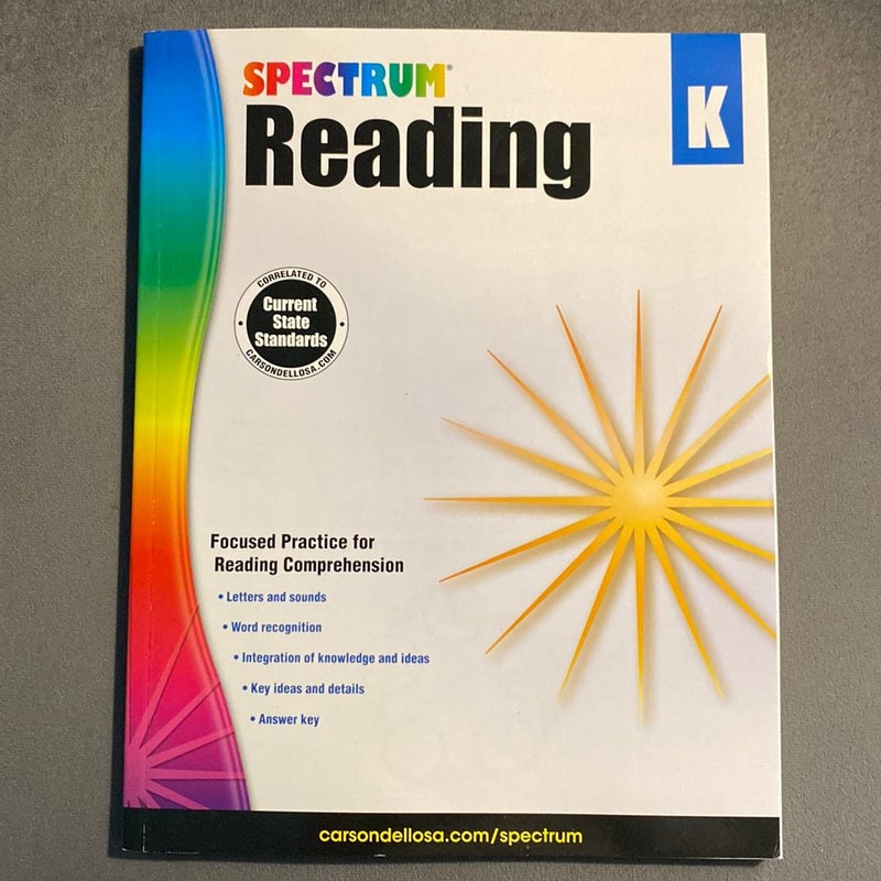 Spectrum Reading, Grade K