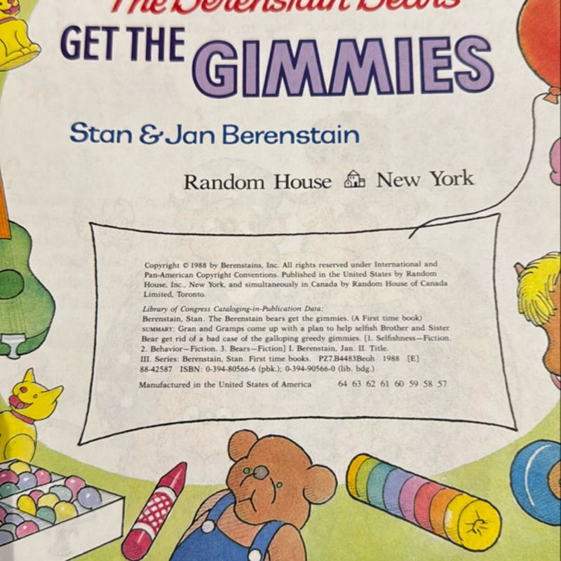 The Berenstain Bears Get the Gimmies