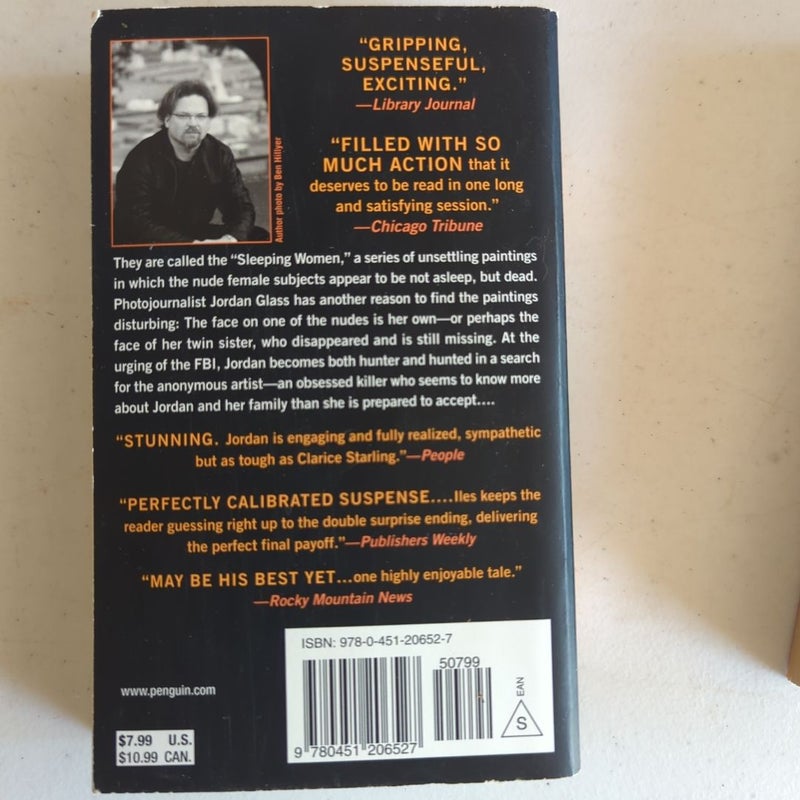 Greg Iles paperbacks X 3: Dead Sleep, 24 Hours, Third Degree 