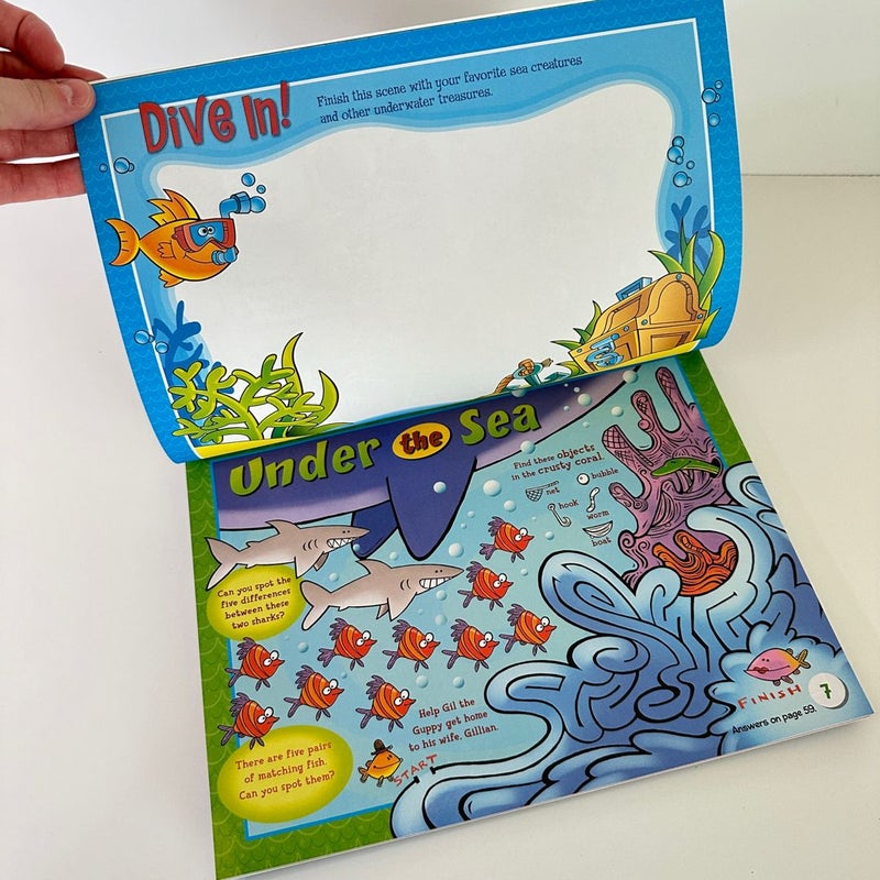 Active Minds Stupendous Travel Activity Book and Stickers