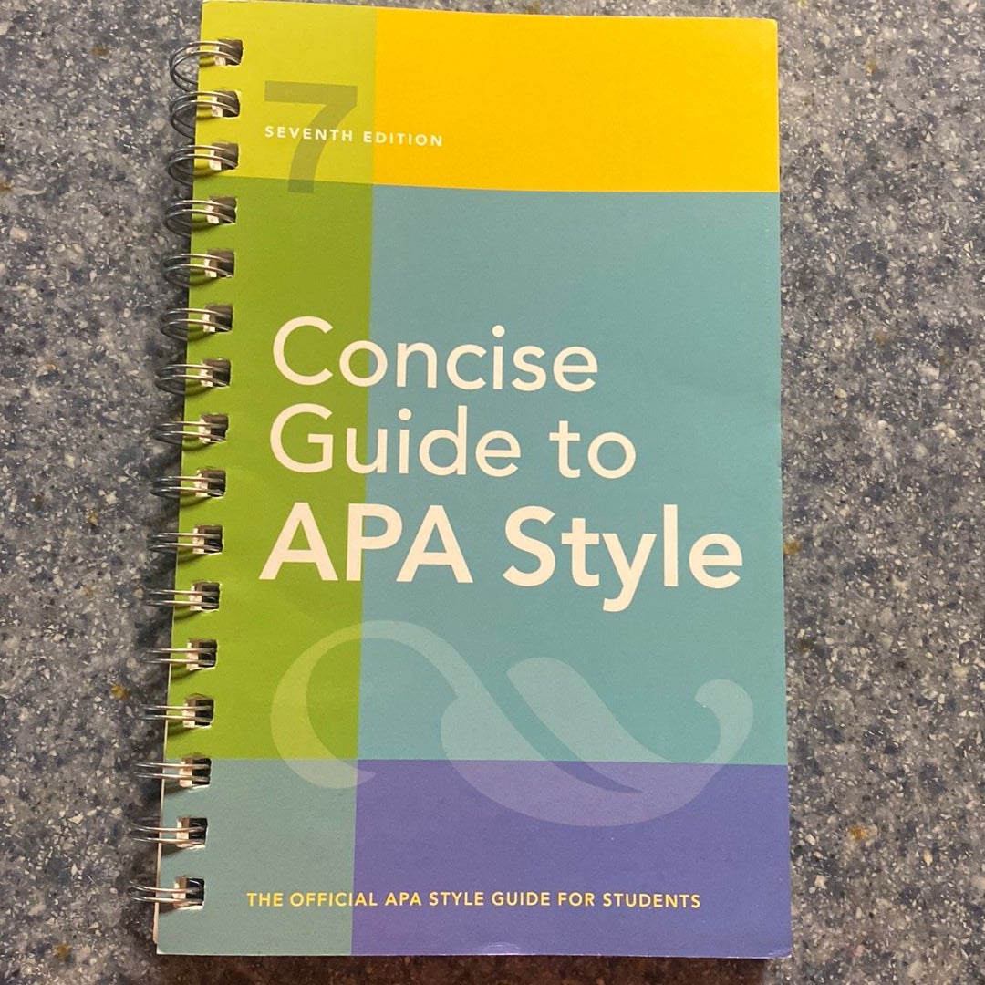 Concise Guide to APA Style