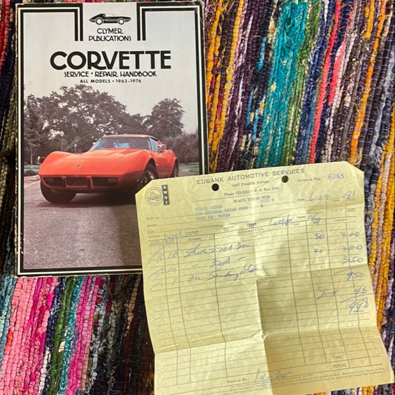 Corvette Service-Repair Handbook